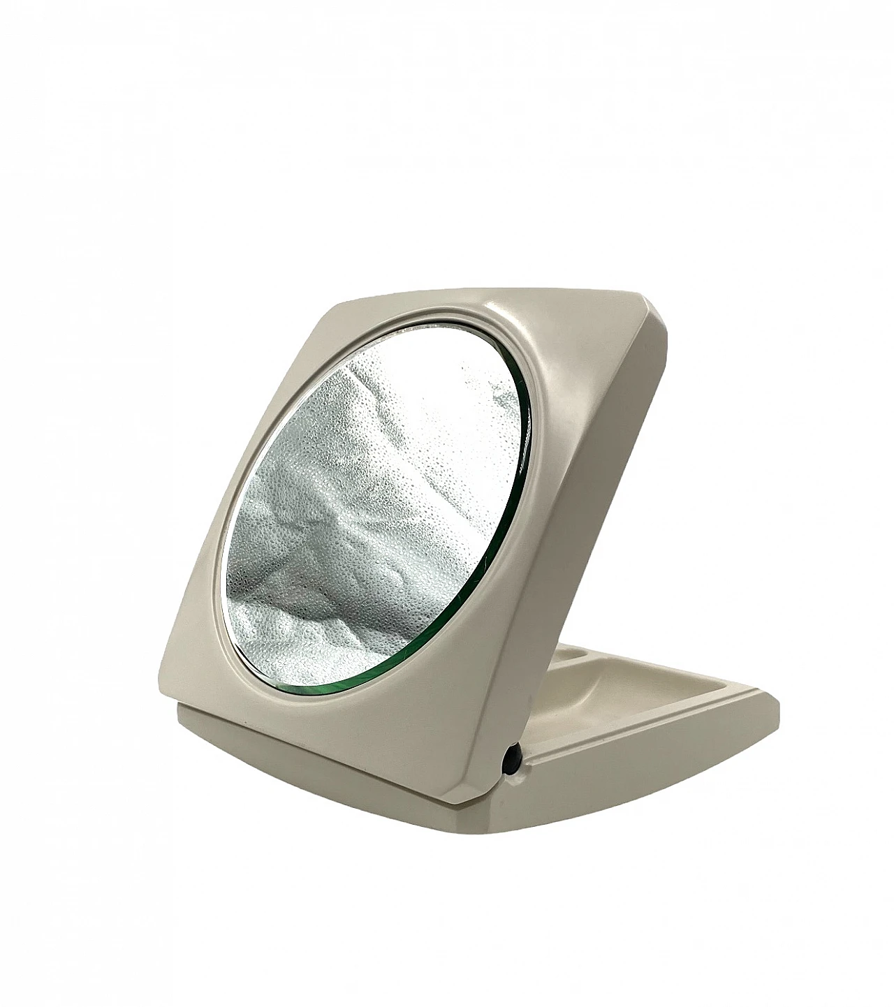 Specchio da tavolo o vanity bianca, 1970 7