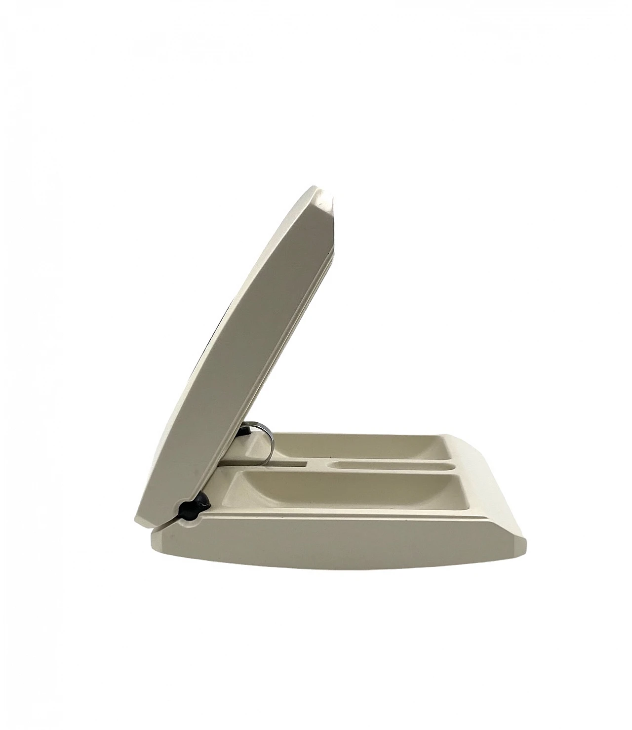 Specchio da tavolo o vanity bianca, 1970 8