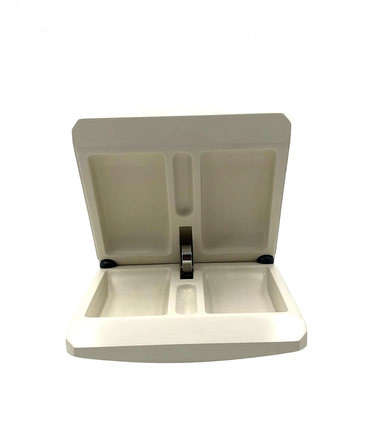 Specchio da tavolo o vanity bianca, 1970 10