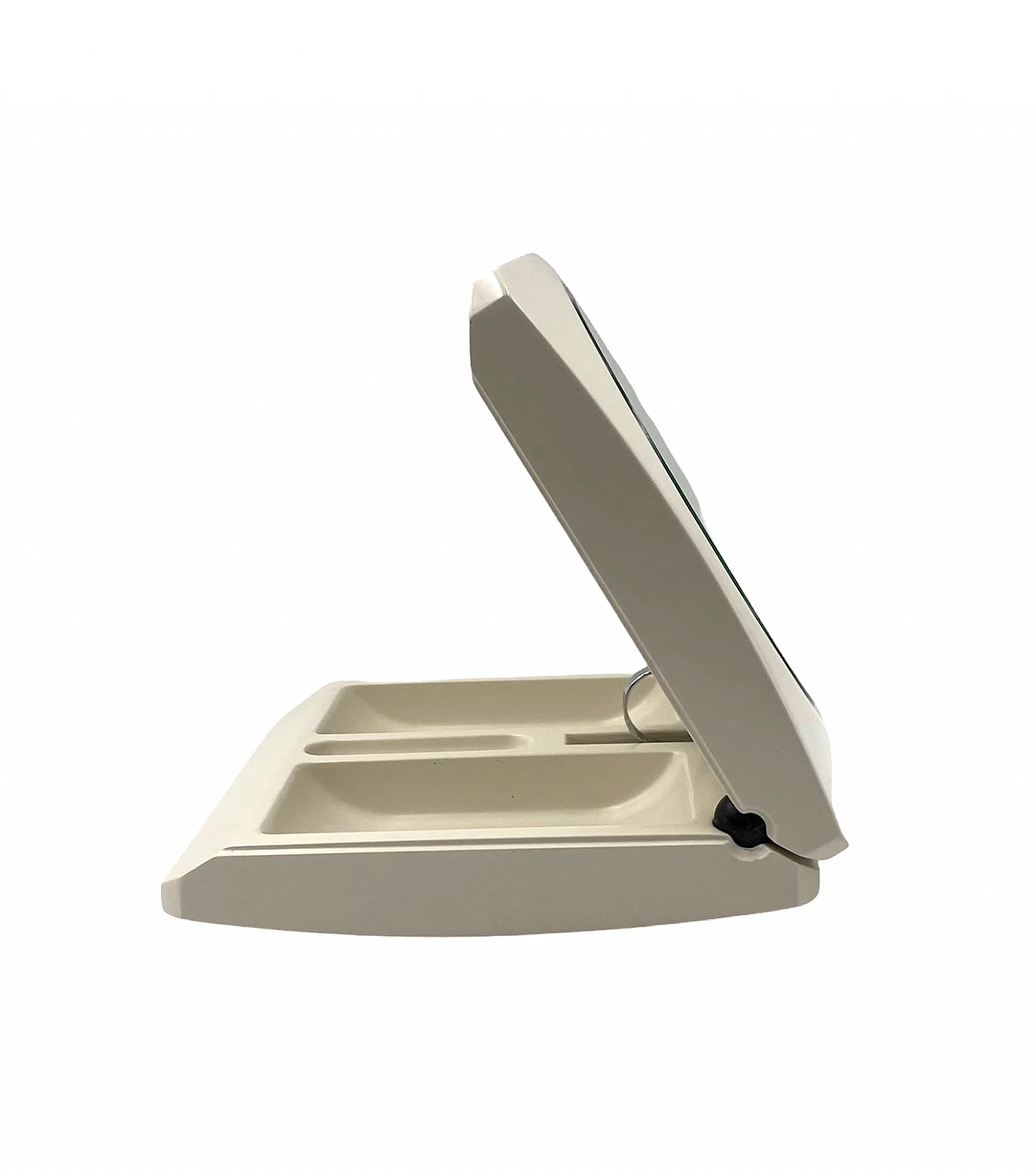 Specchio da tavolo o vanity bianca, 1970 12