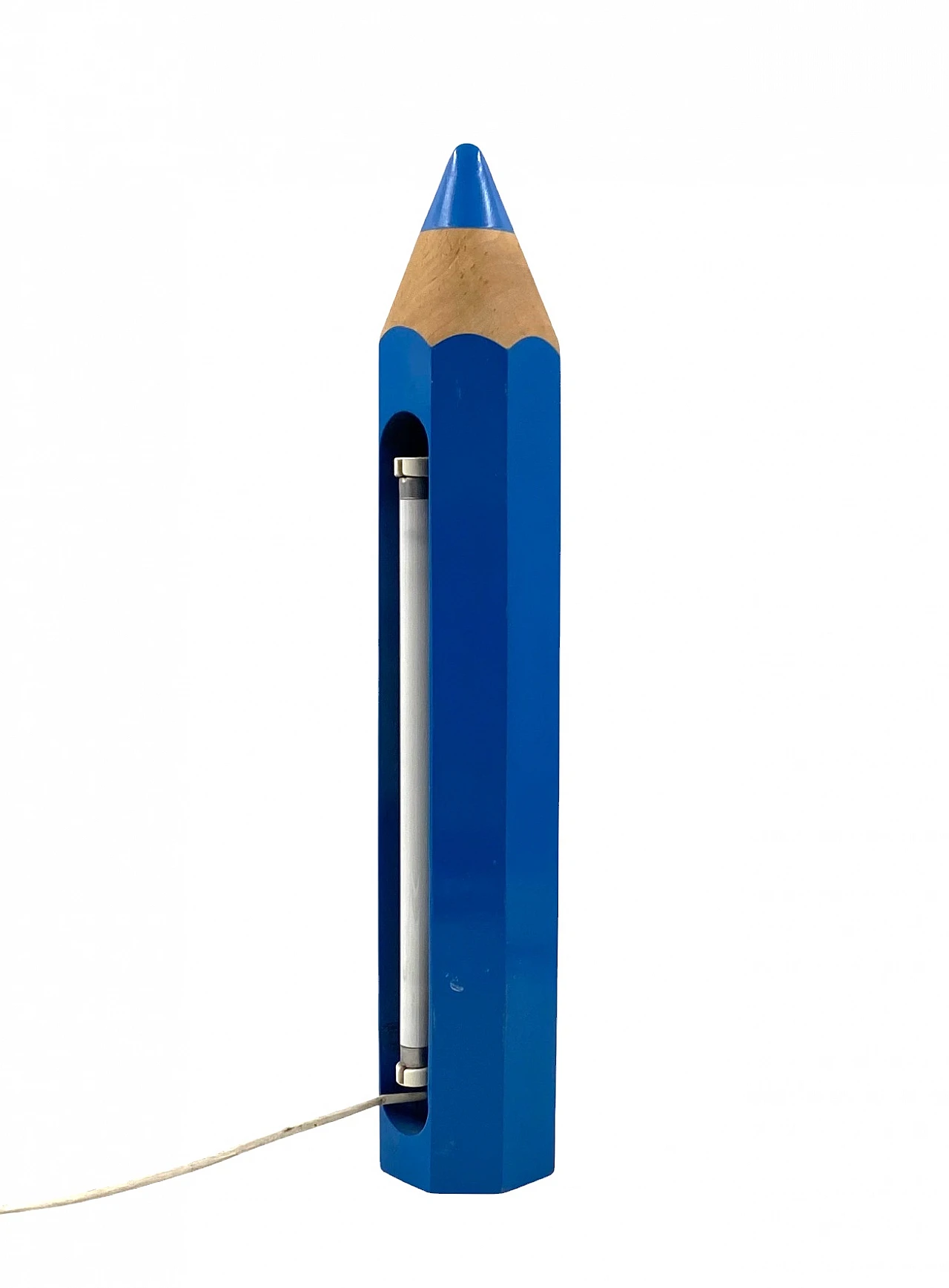 Blue Pencil table lamp by Pierre Sala, Ed. Vilac, 1980s 3