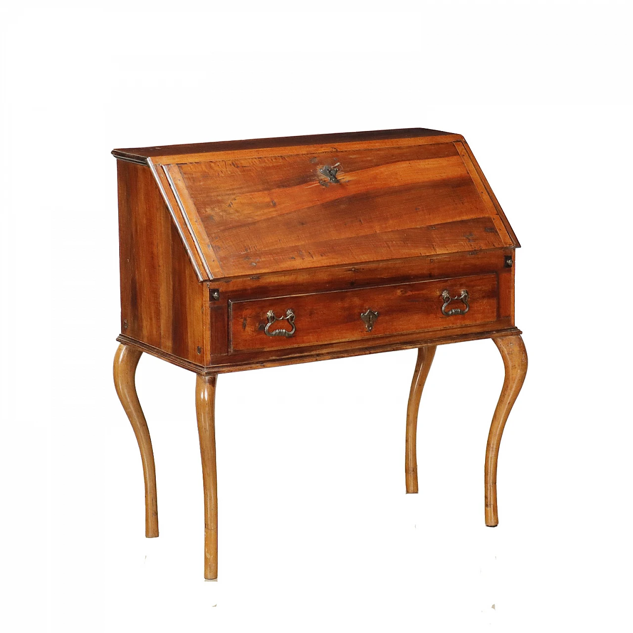 Scrittoio Barocchetto con ribalta e gambe mosse, '700 1