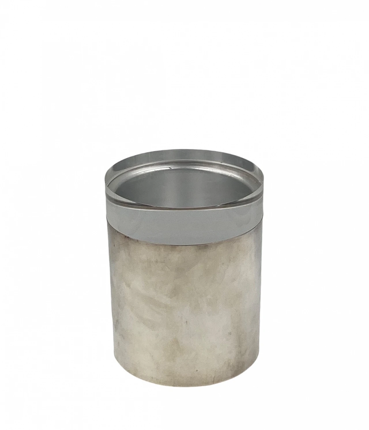 Pair of lucite and silver-plated boxes Mellerio Paris, 70s 9