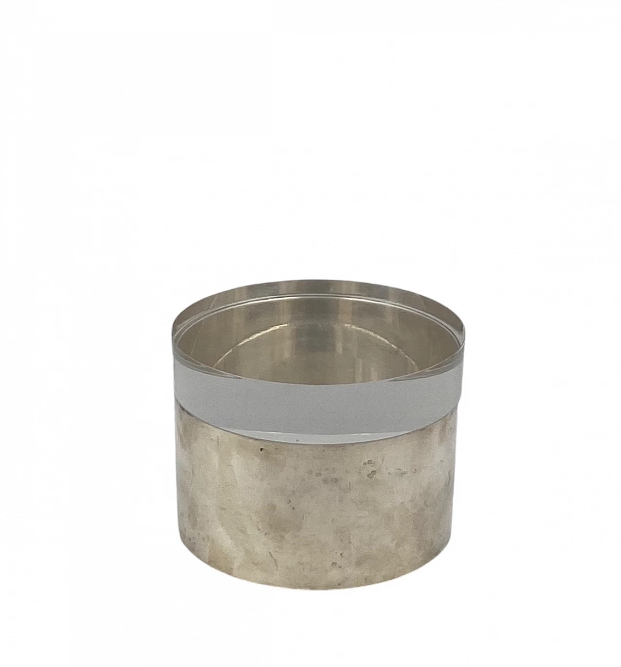 Pair of lucite and silver-plated boxes Mellerio Paris, 70s 10