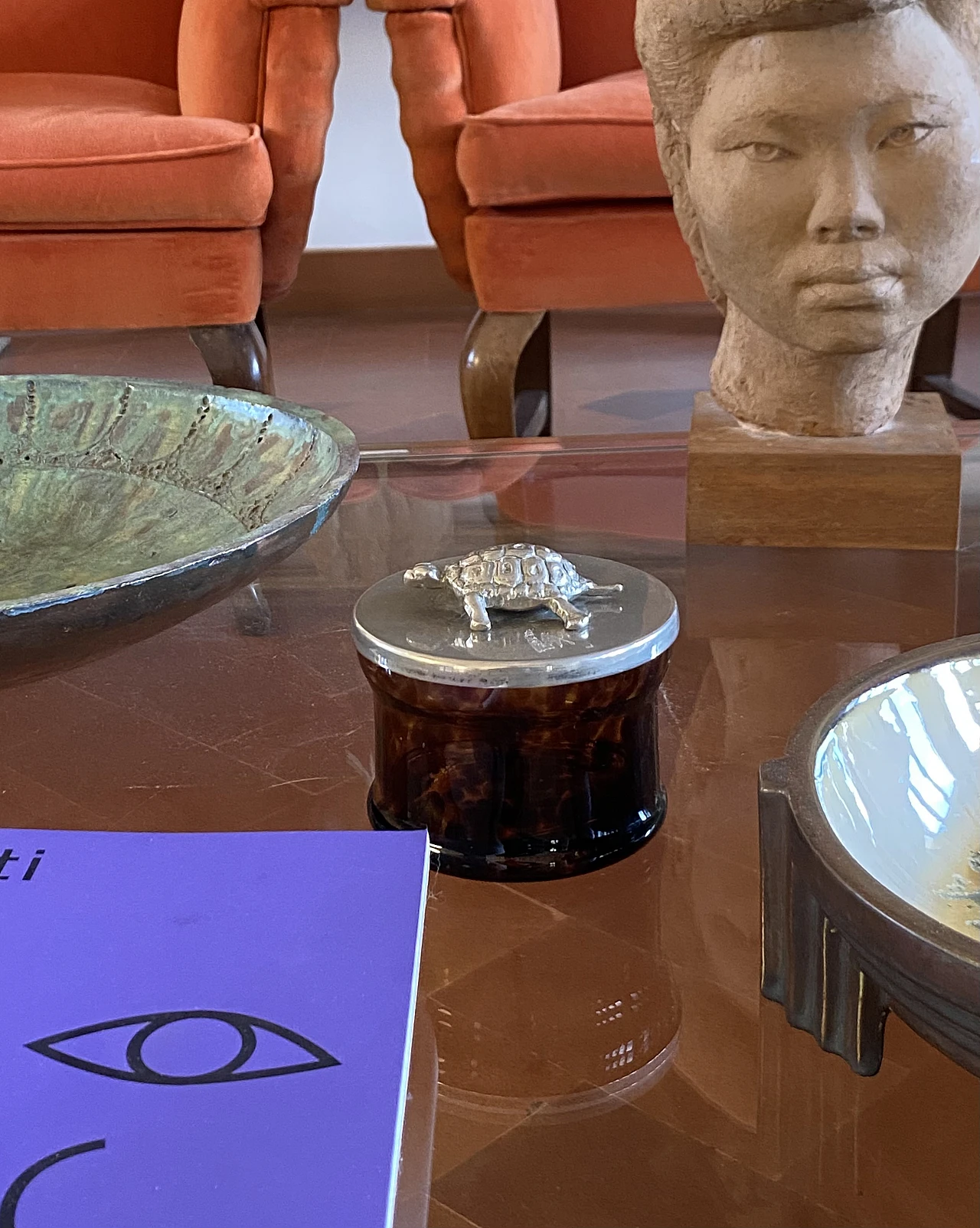 Turtle glass Box, France 1970s 12