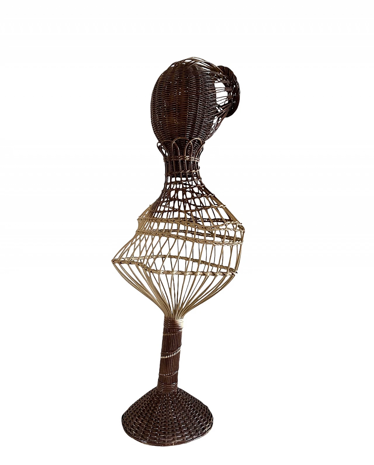 Manichino in vimini Posa Italia, anni '50 1