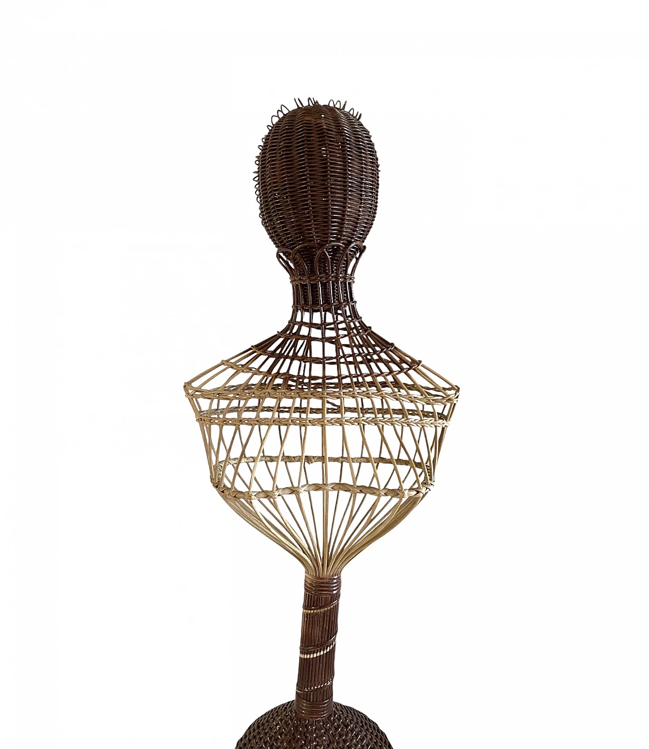 Manichino in vimini Posa Italia, anni '50 3