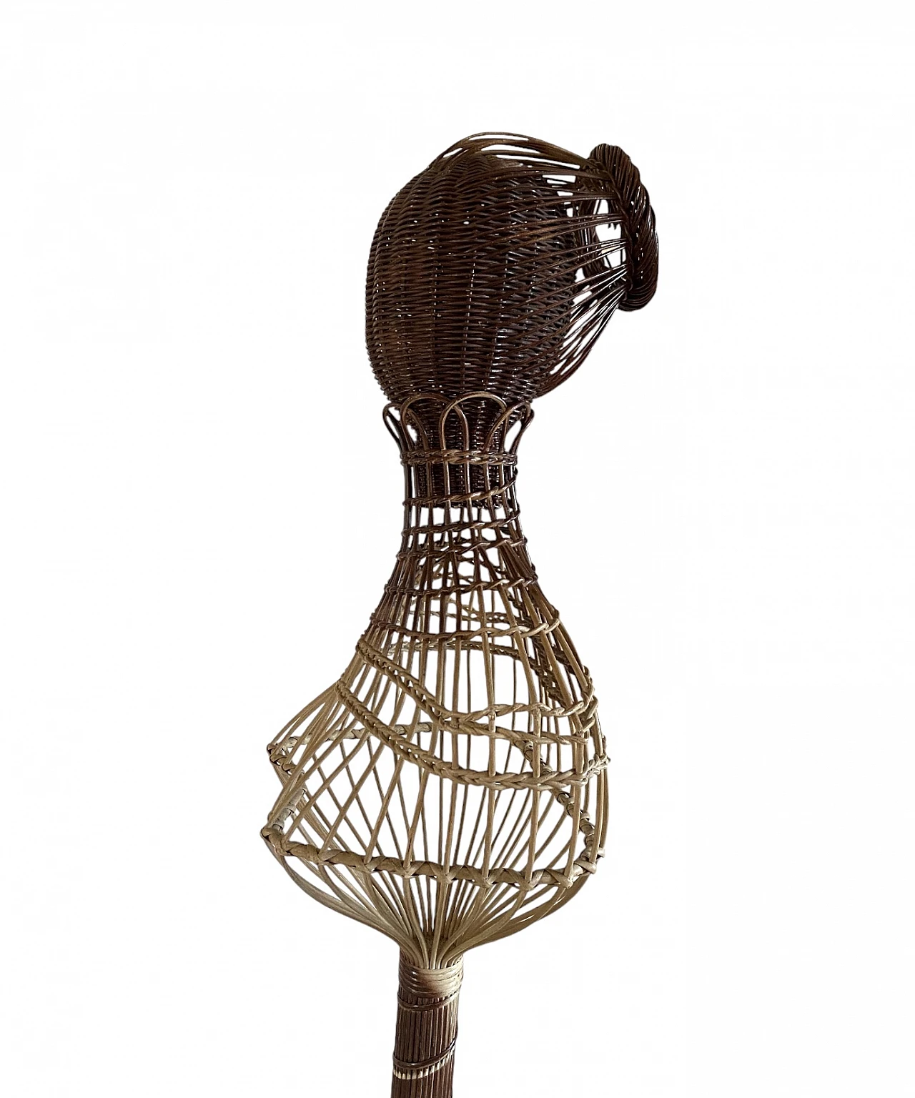 Manichino in vimini Posa Italia, anni '50 8