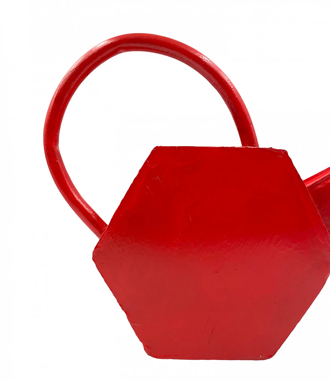 Annaffiatoio modernista rosso, Francia, anni '40 7