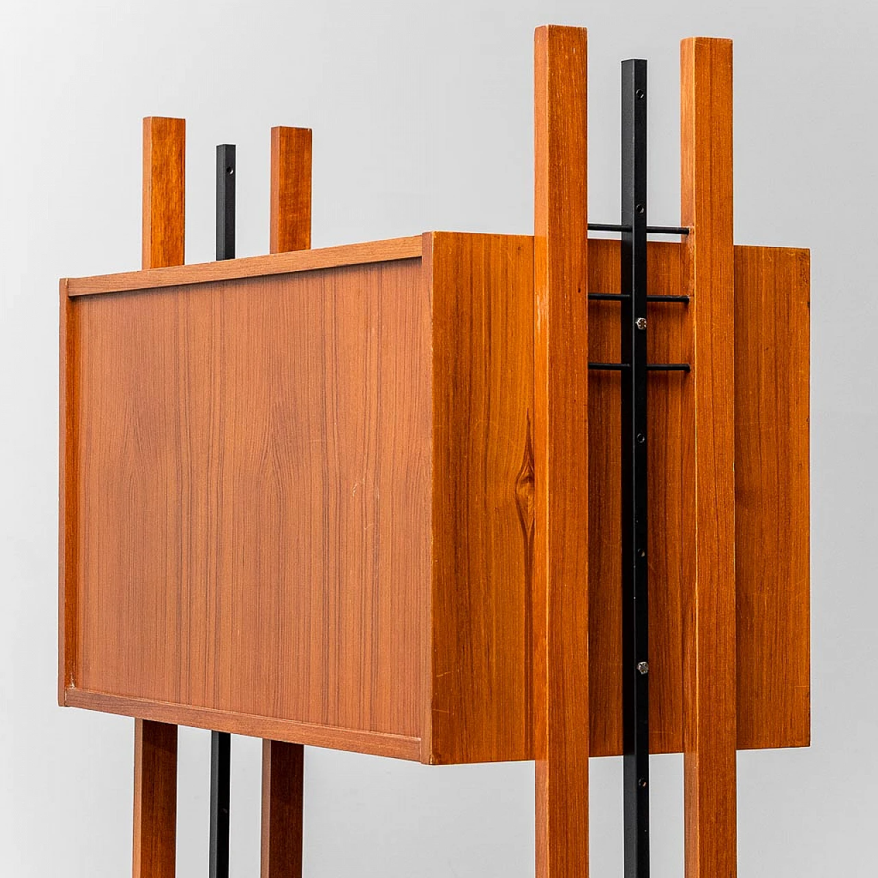 Mobile libreria in teak, anni 60 10
