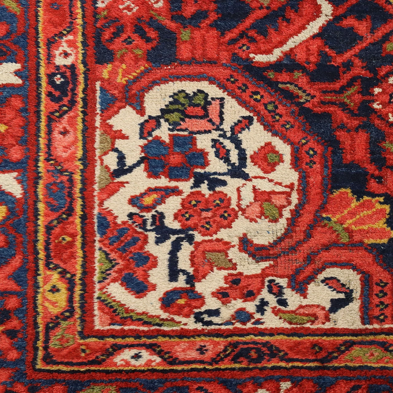 Tappeto iraniano Malayer in cotone e lana 6