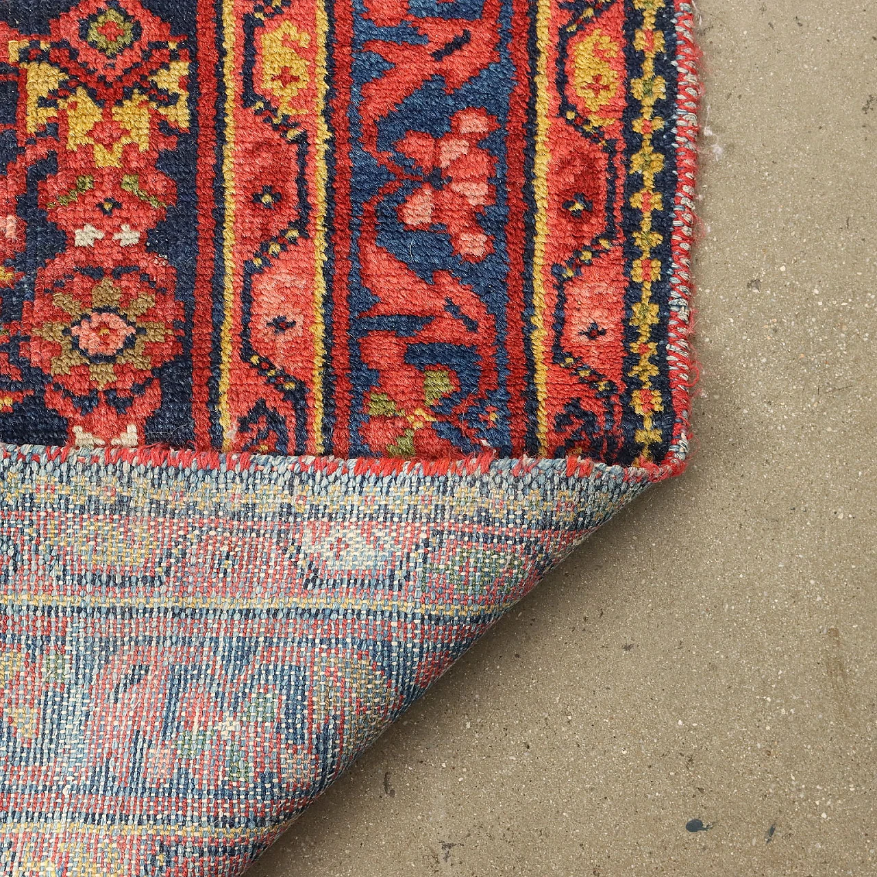 Tappeto iraniano Malayer in cotone e lana 9
