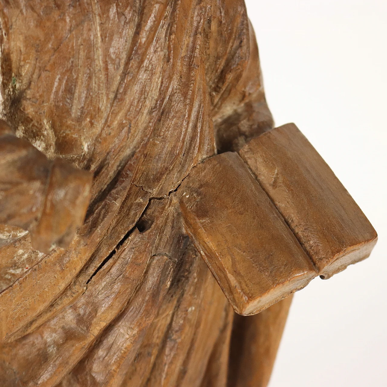 Philosopher, wooden sculpture, 18th century 5