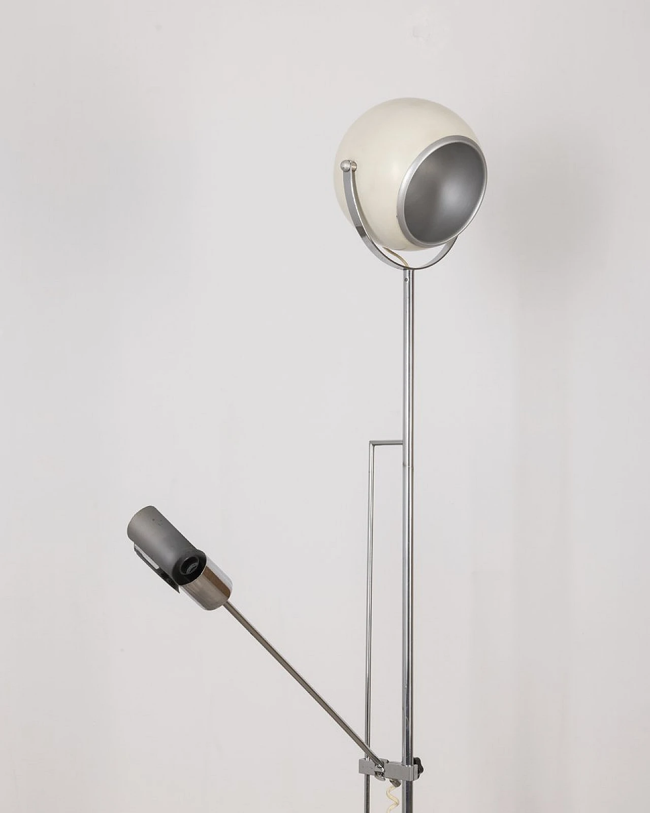 White adjustable floor lamp, 1970s 3