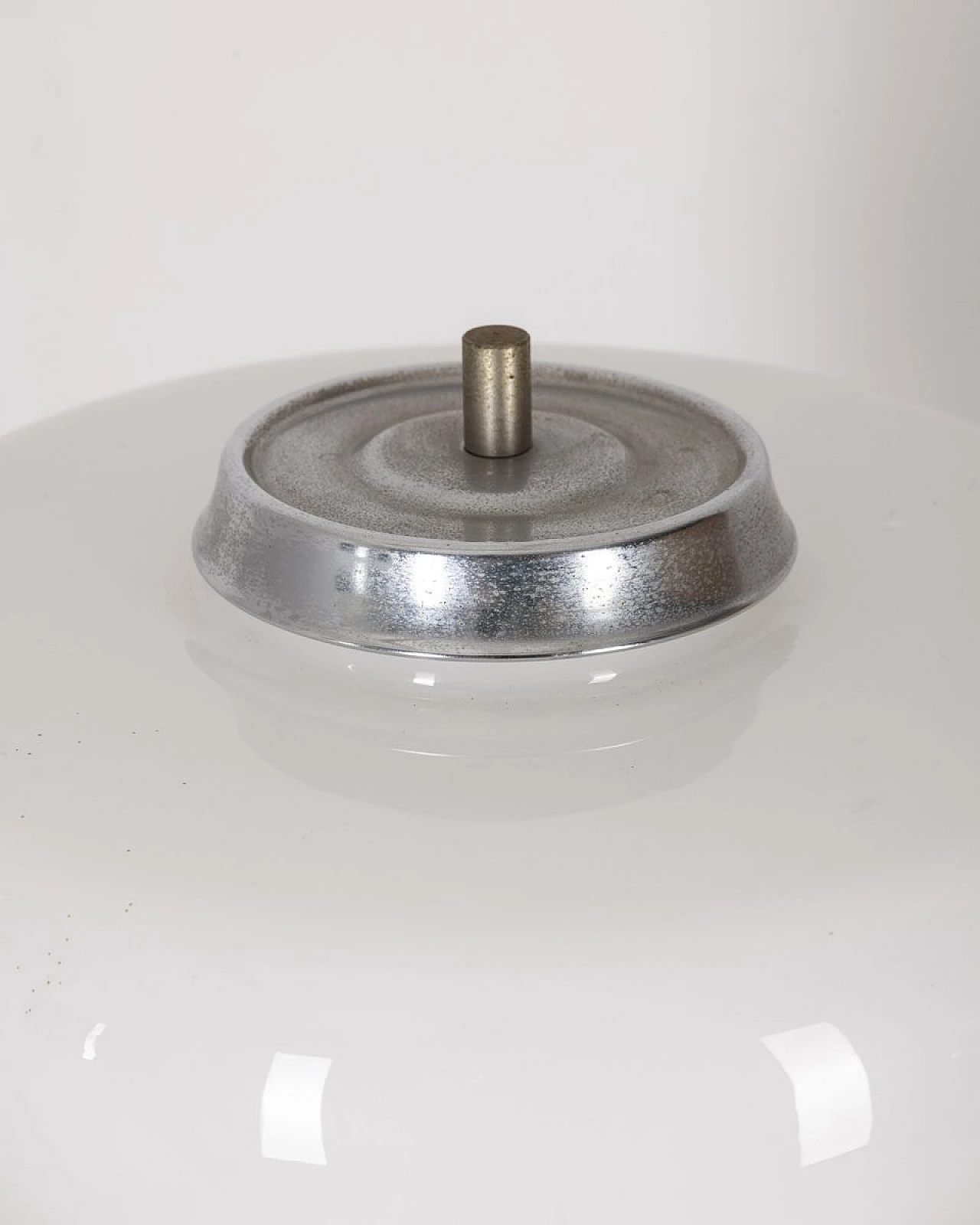 Floor lamp in wood and glass, 1970s 5