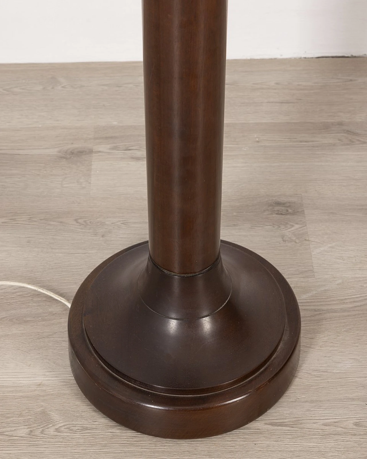 Floor lamp in wood and glass, 1970s 6