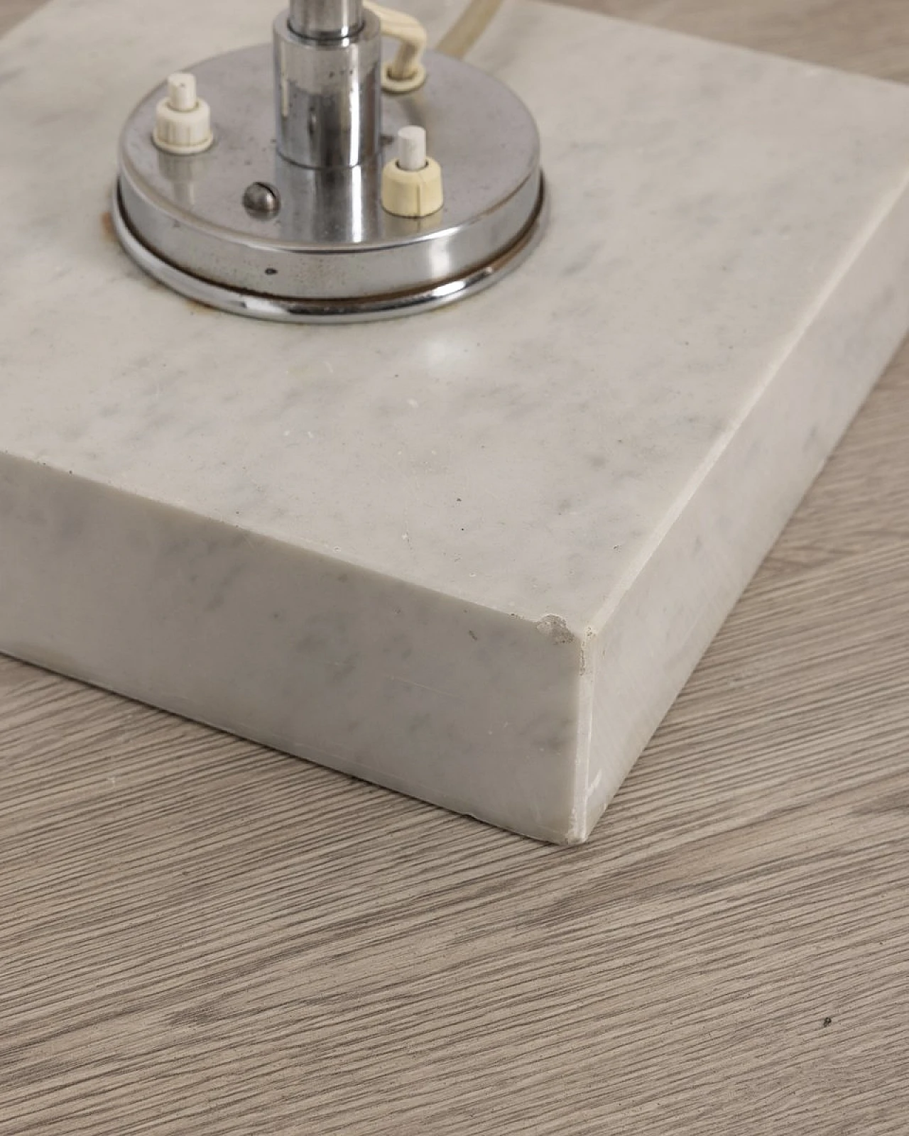 White adjustable floor lamp, 1970s 11