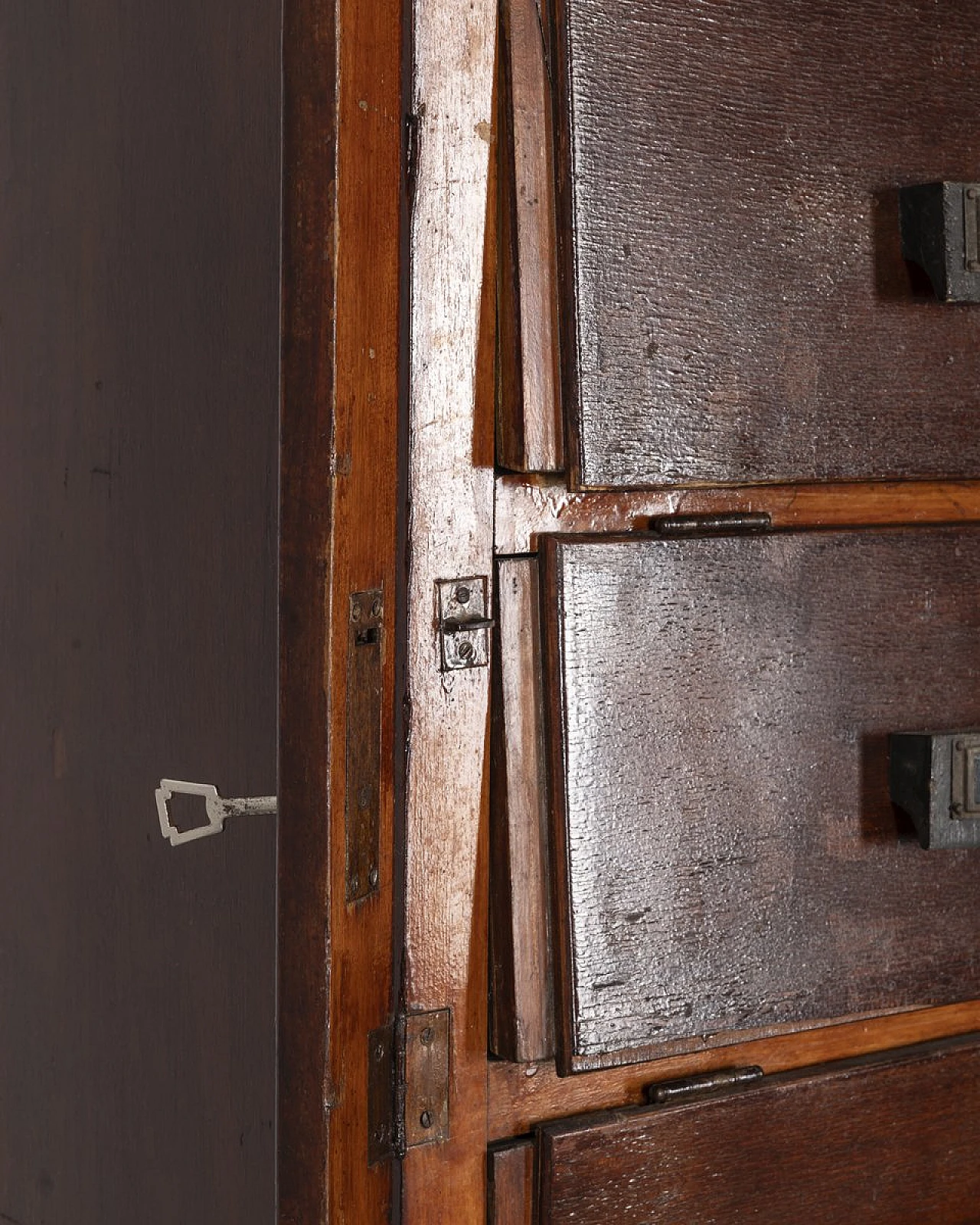 Portadocumenti in legno in stile industriale, anni '50 5