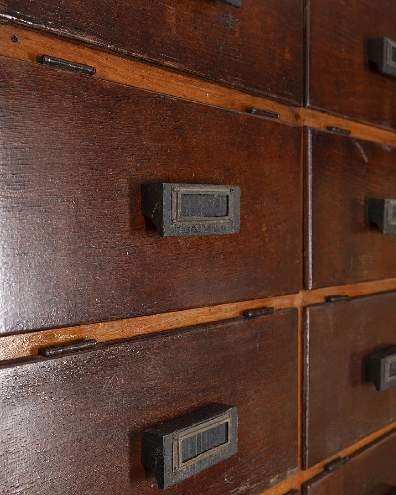 Portadocumenti in legno in stile industriale, anni '50 11