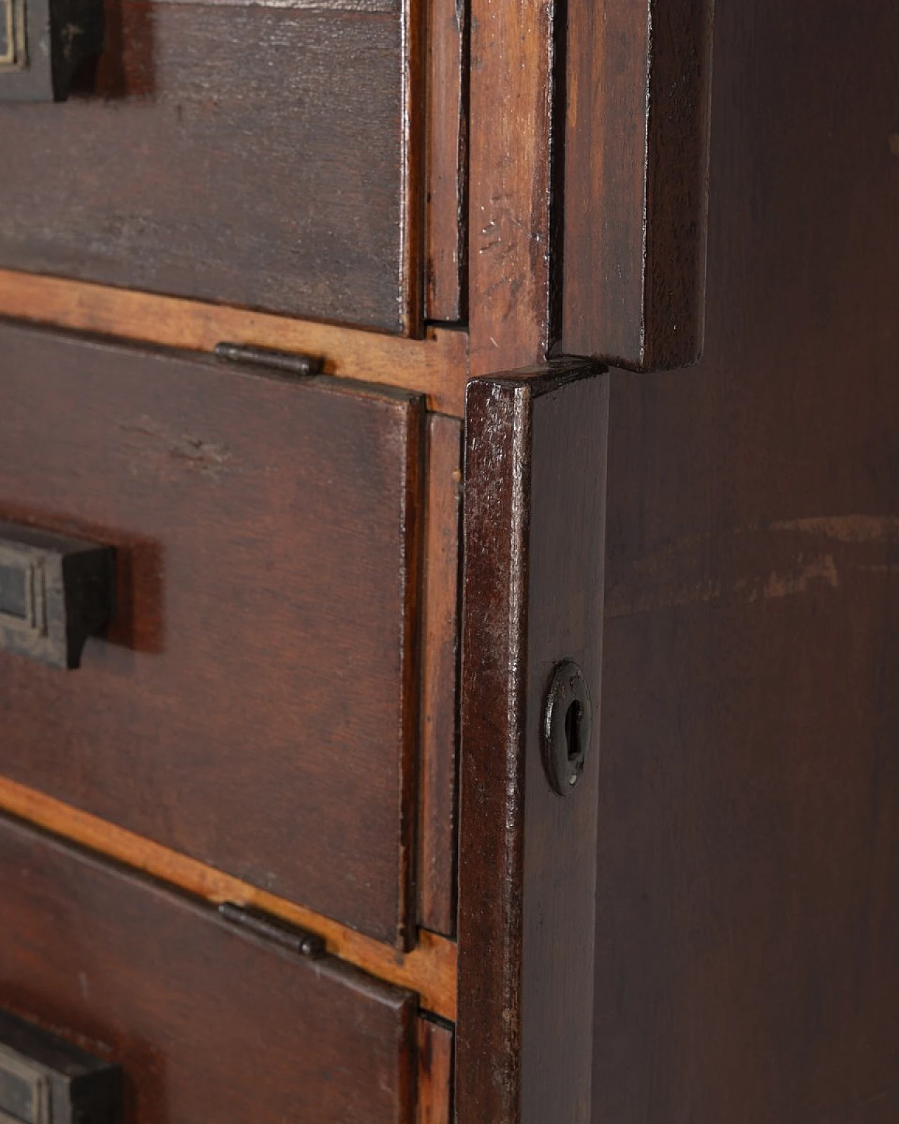 Portadocumenti in legno in stile industriale, anni '50 12