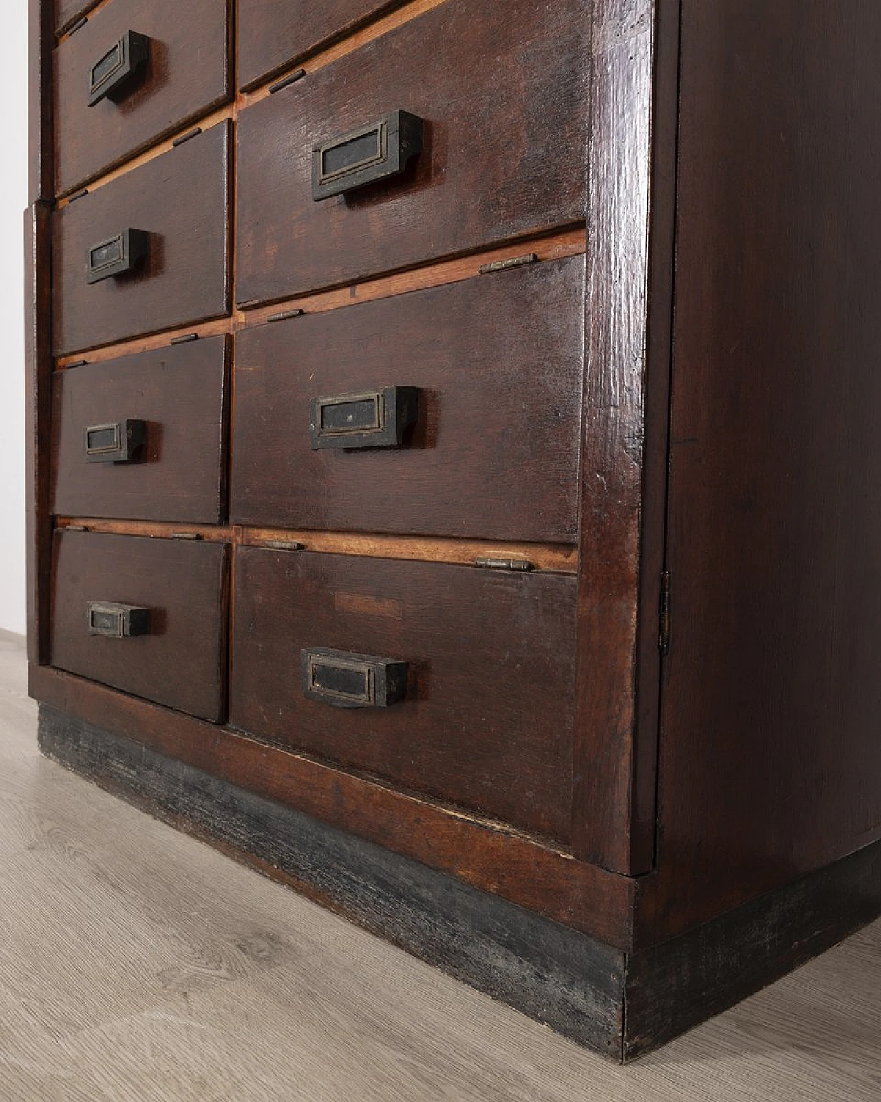 Portadocumenti in legno in stile industriale, anni '50 13