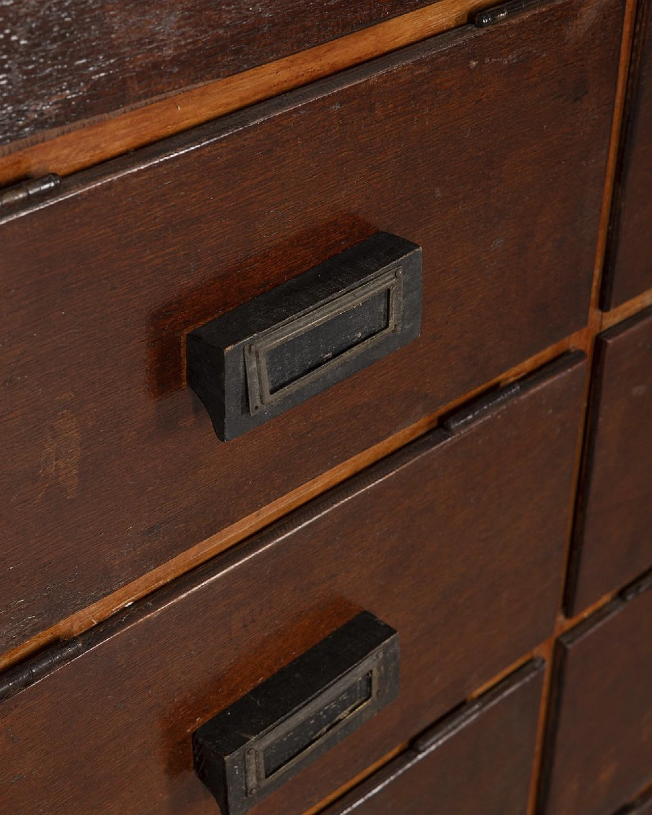 Portadocumenti in legno in stile industriale, anni '50 16