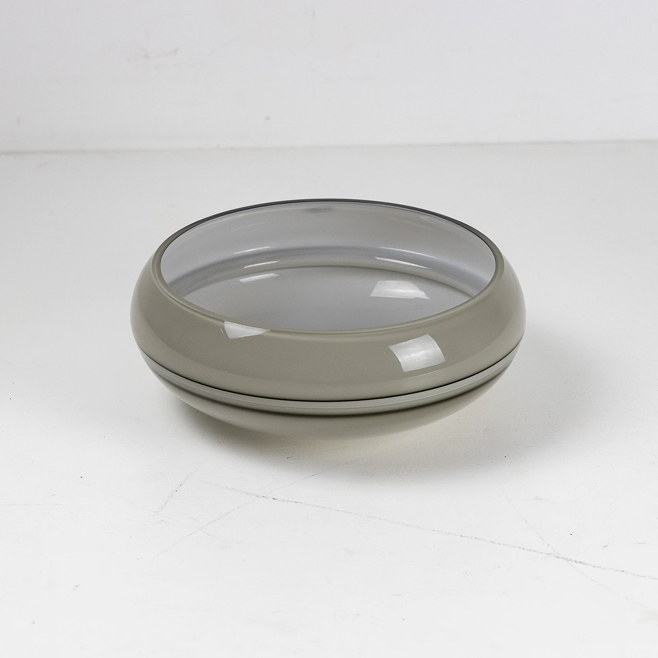 Alfredo Barbini glass bowl, 1980 1