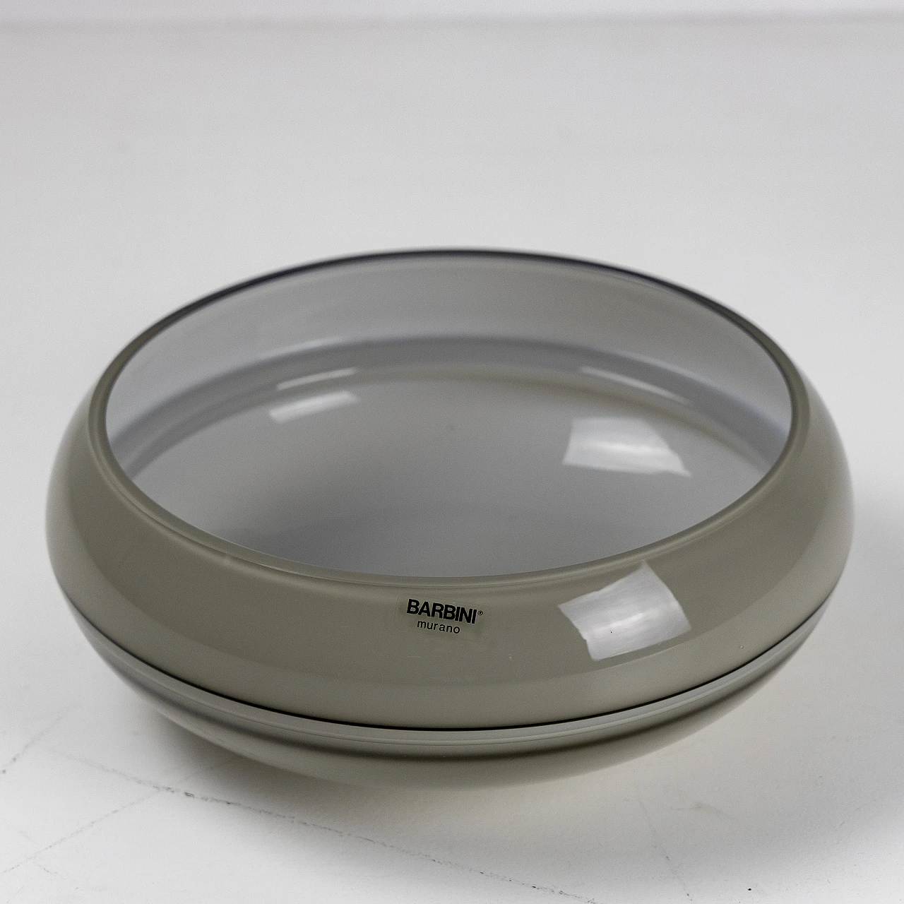 Alfredo Barbini glass bowl, 1980 2