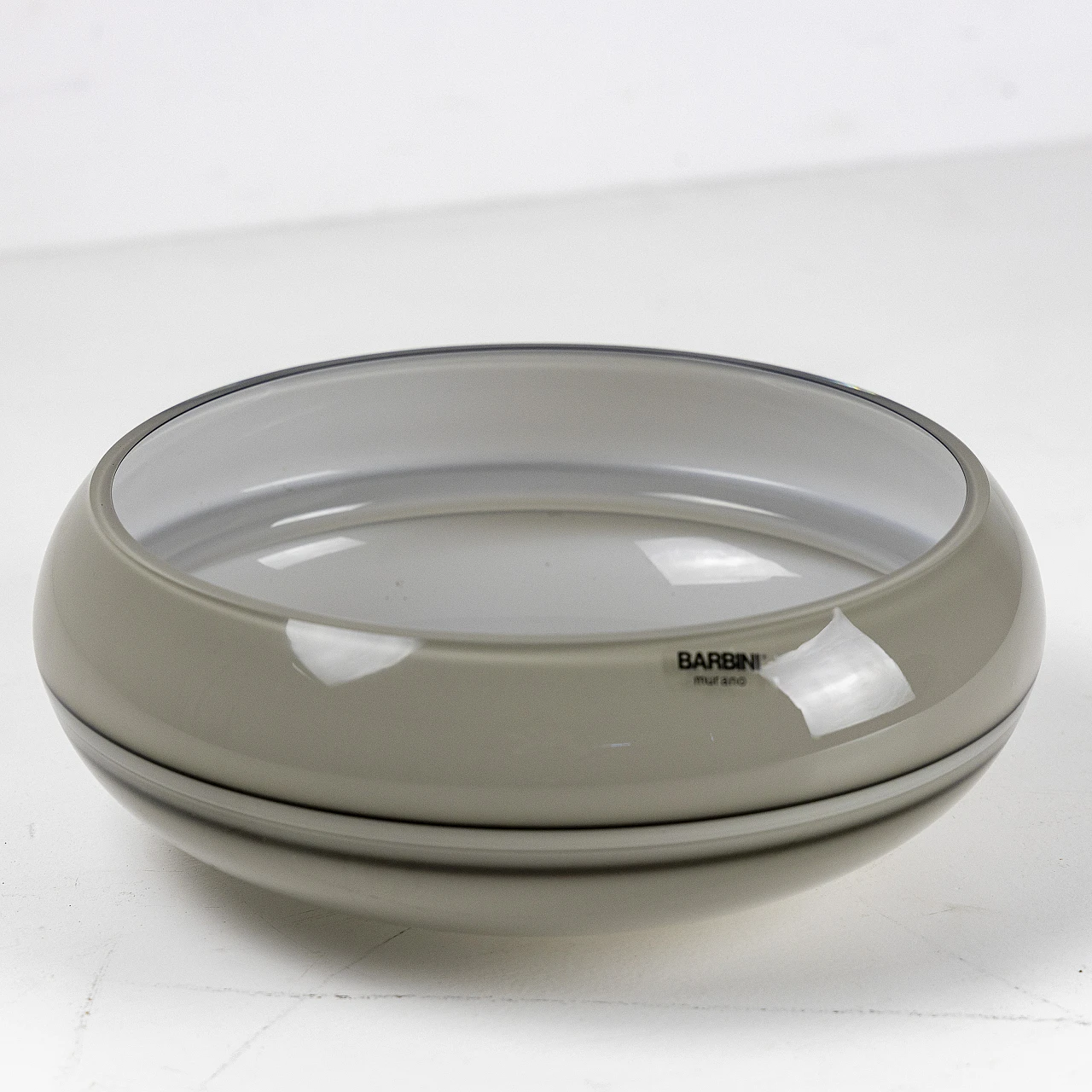 Alfredo Barbini glass bowl, 1980 4