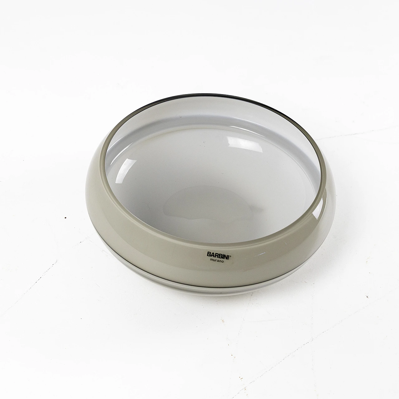 Alfredo Barbini glass bowl, 1980 8