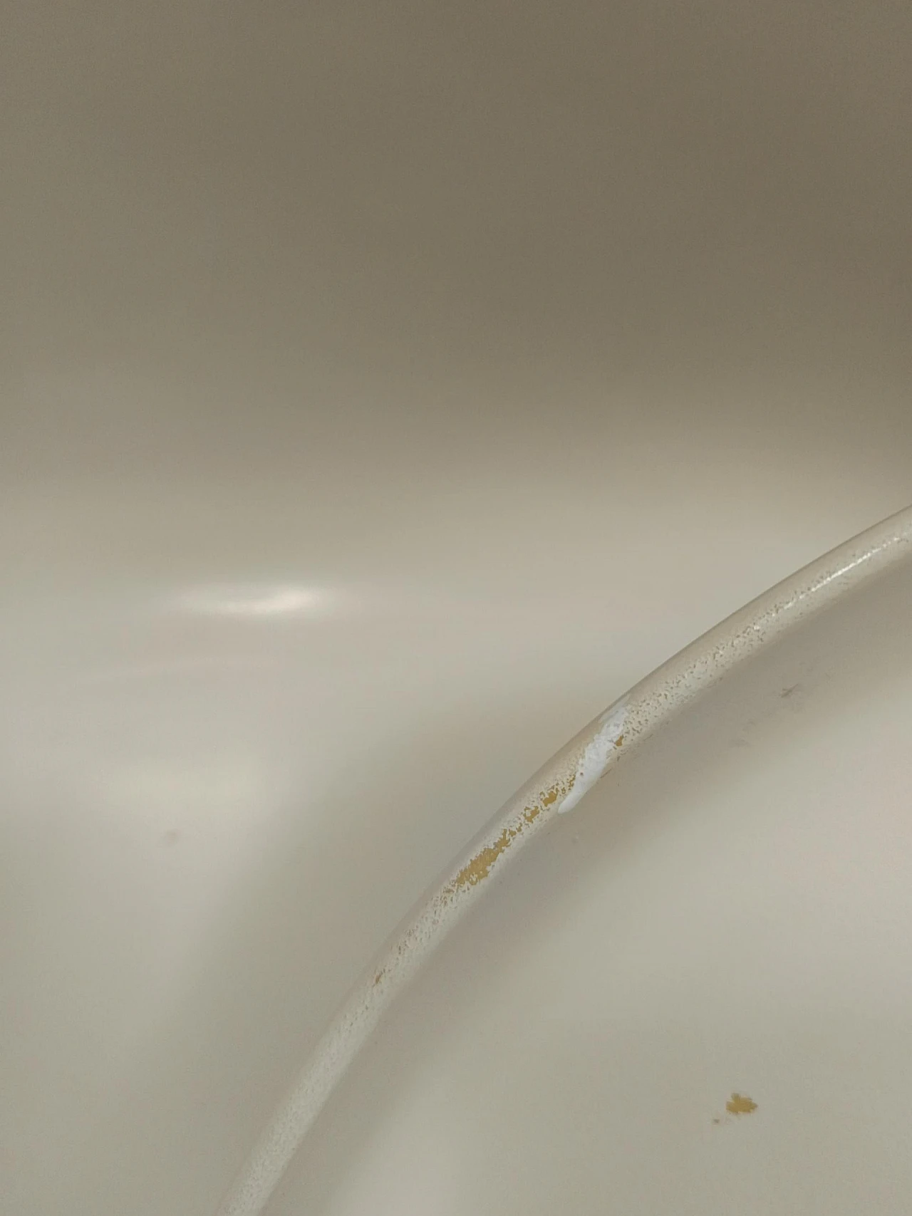 Pair of ivory plastic side chairs in the style of Verner Panton, 1990s 11