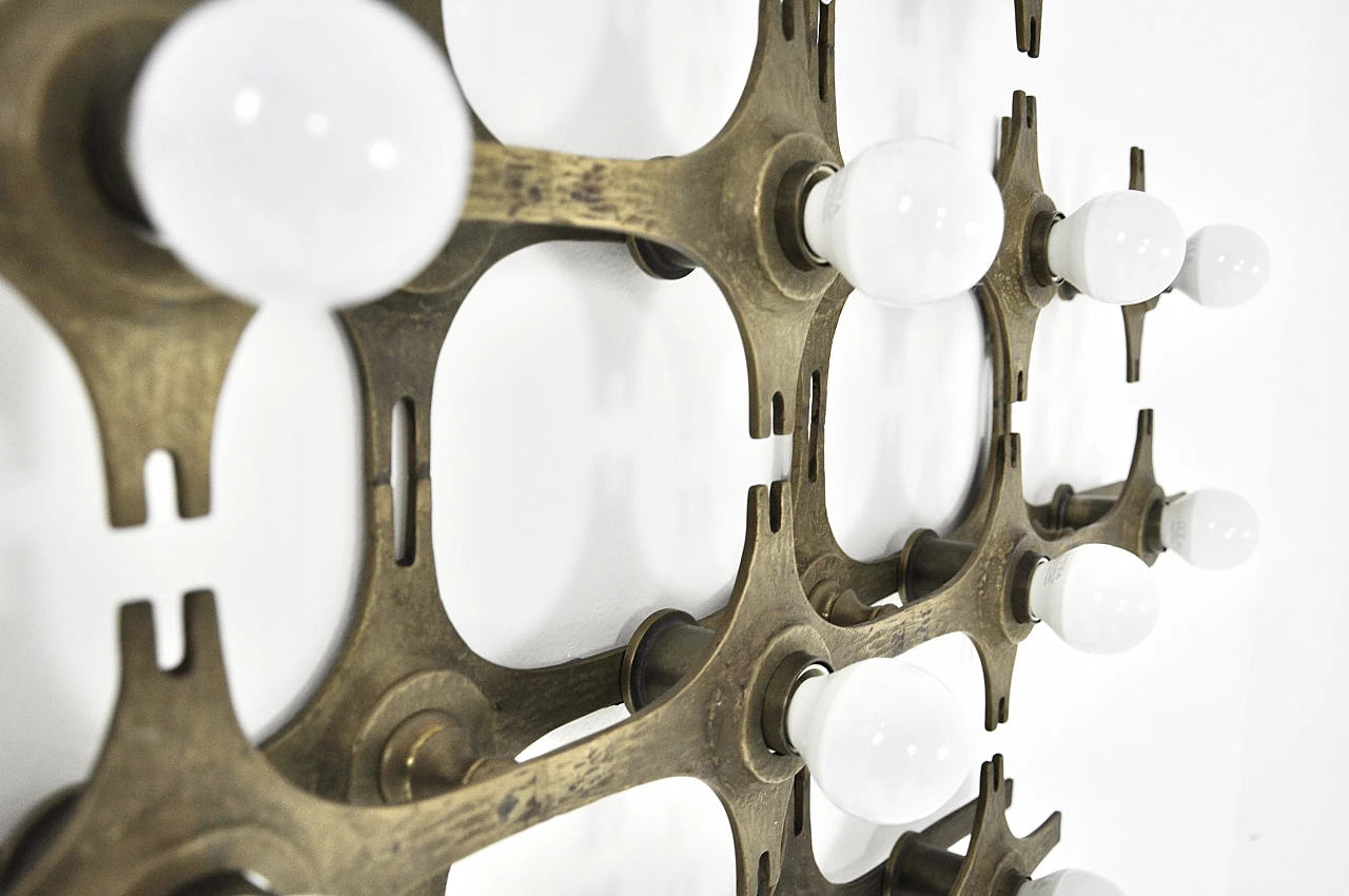 Coppia di lampade da parete di Fantoni, anni '60 9