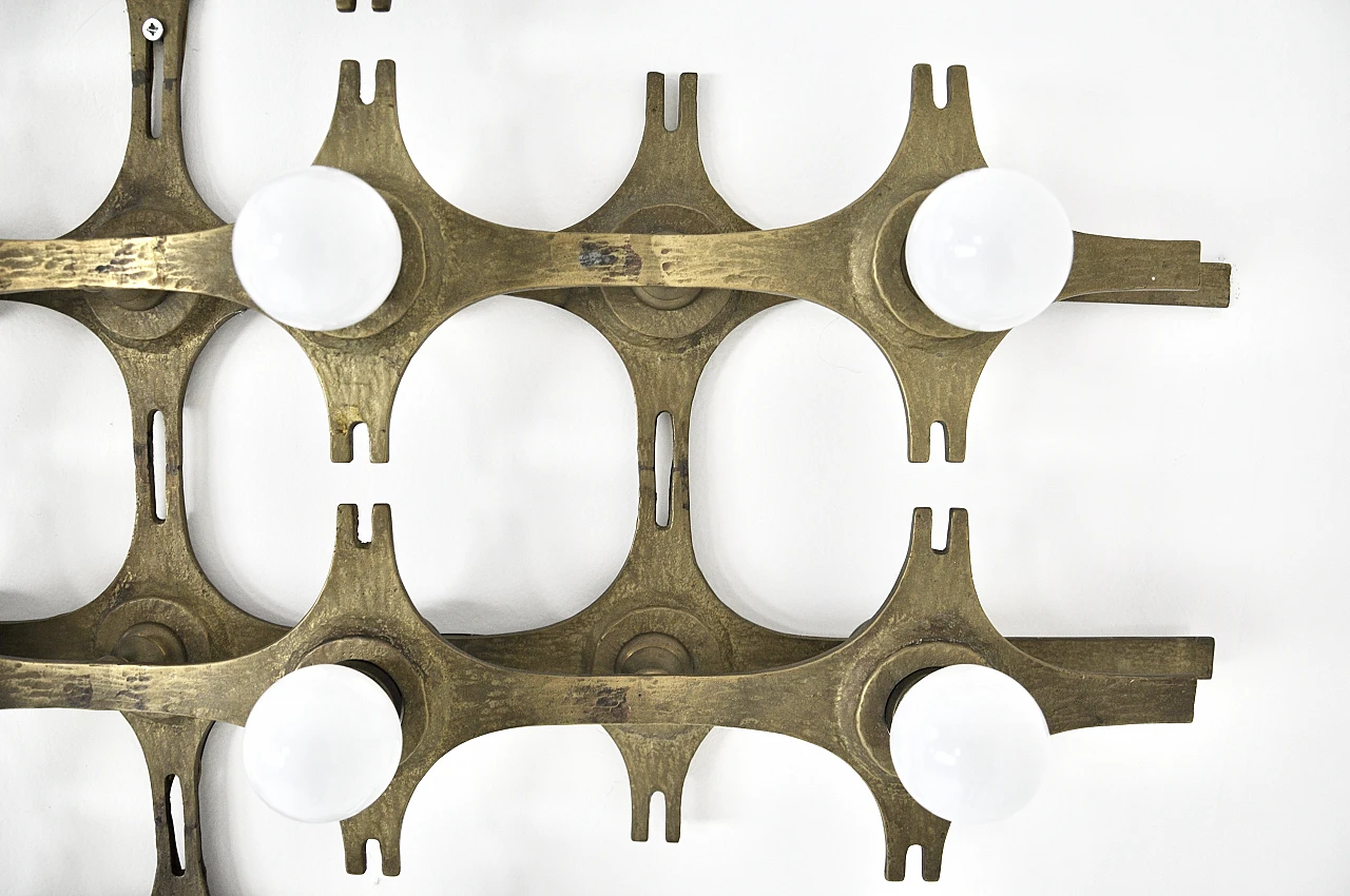 Coppia di lampade da parete di Fantoni, anni '60 10