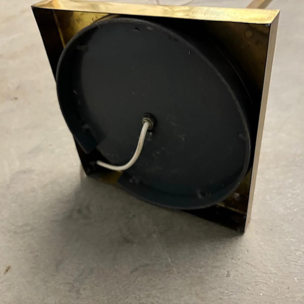 Gold chromed brass lamp, 70s 13