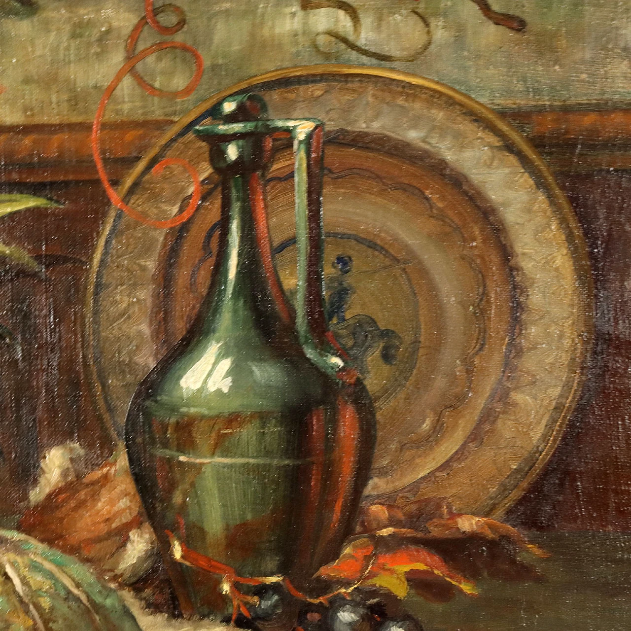 Still life with fruit, lobster and hare, oil on canvas, 1927 6