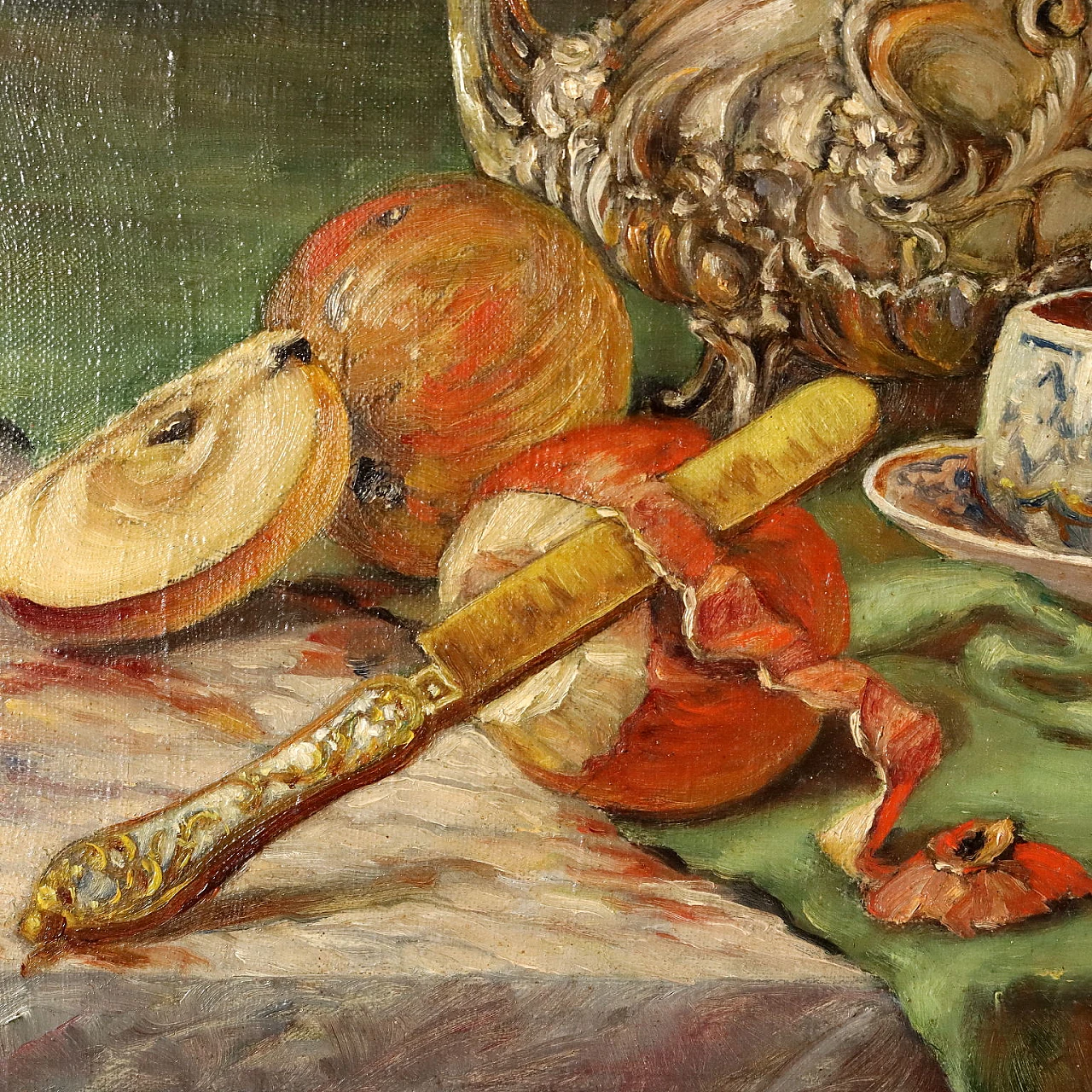 Still life with fruit, lobster and hare, oil on canvas, 1927 9