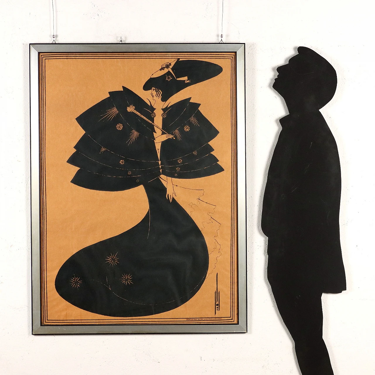 Aubrey Beardsley, The Black Cape, lithography, 1950s | intOndo