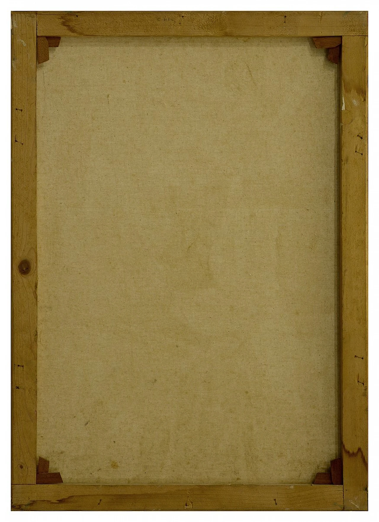 Natura morta modernista di Amar Cheriet, olio su tela, anni '60 4