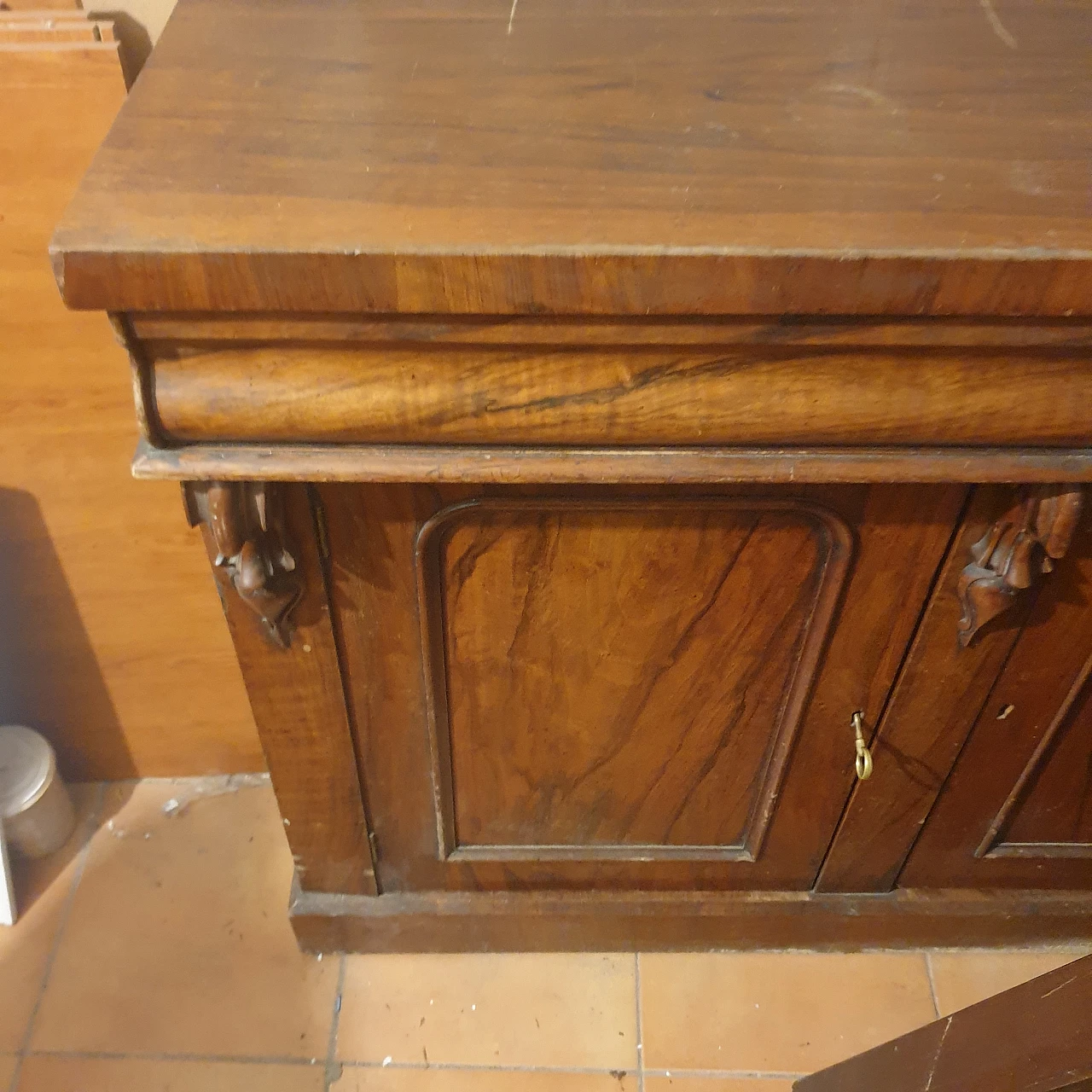 Credenza in mogano stile inglese, metà 800 2