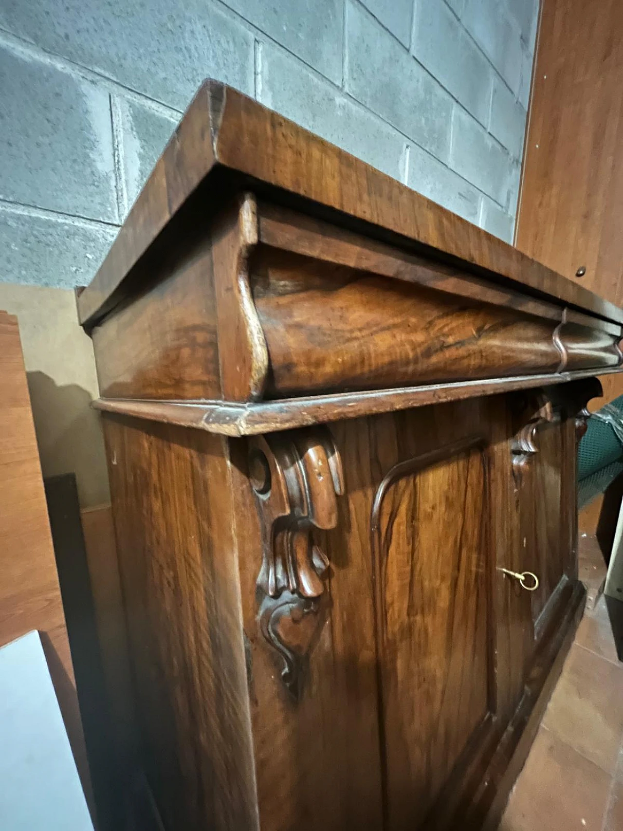 Credenza in mogano stile inglese, metà 800 3