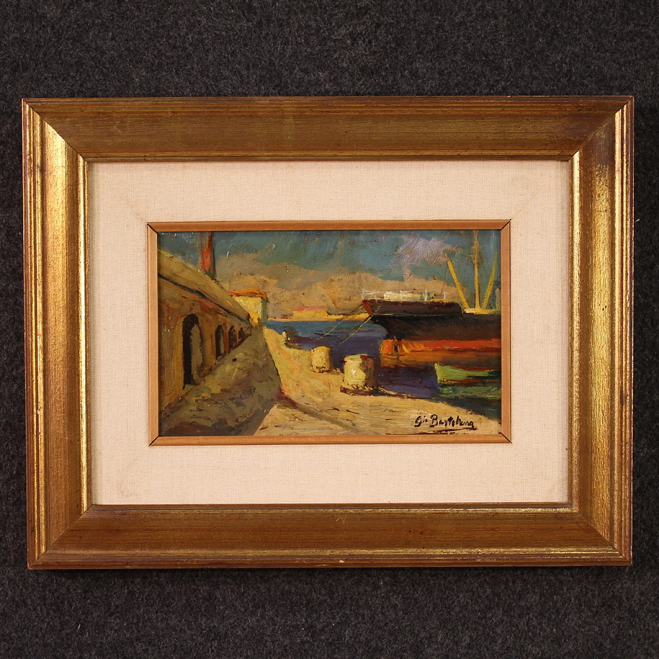 Painting signed Giovanni Bartolena from the 20th century 1