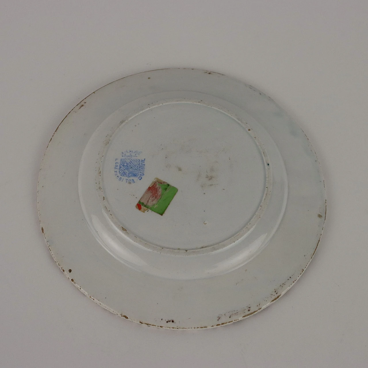 Piatto in ceramica di Mondovì, fine '800 6