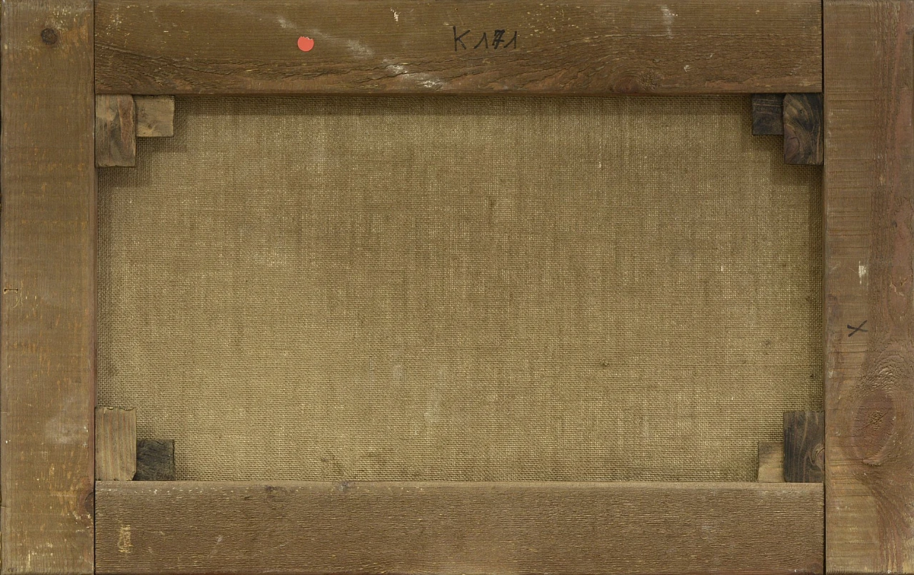 Marina di Paolo De Robertis, olio su tela con cornice, anni 2000 7