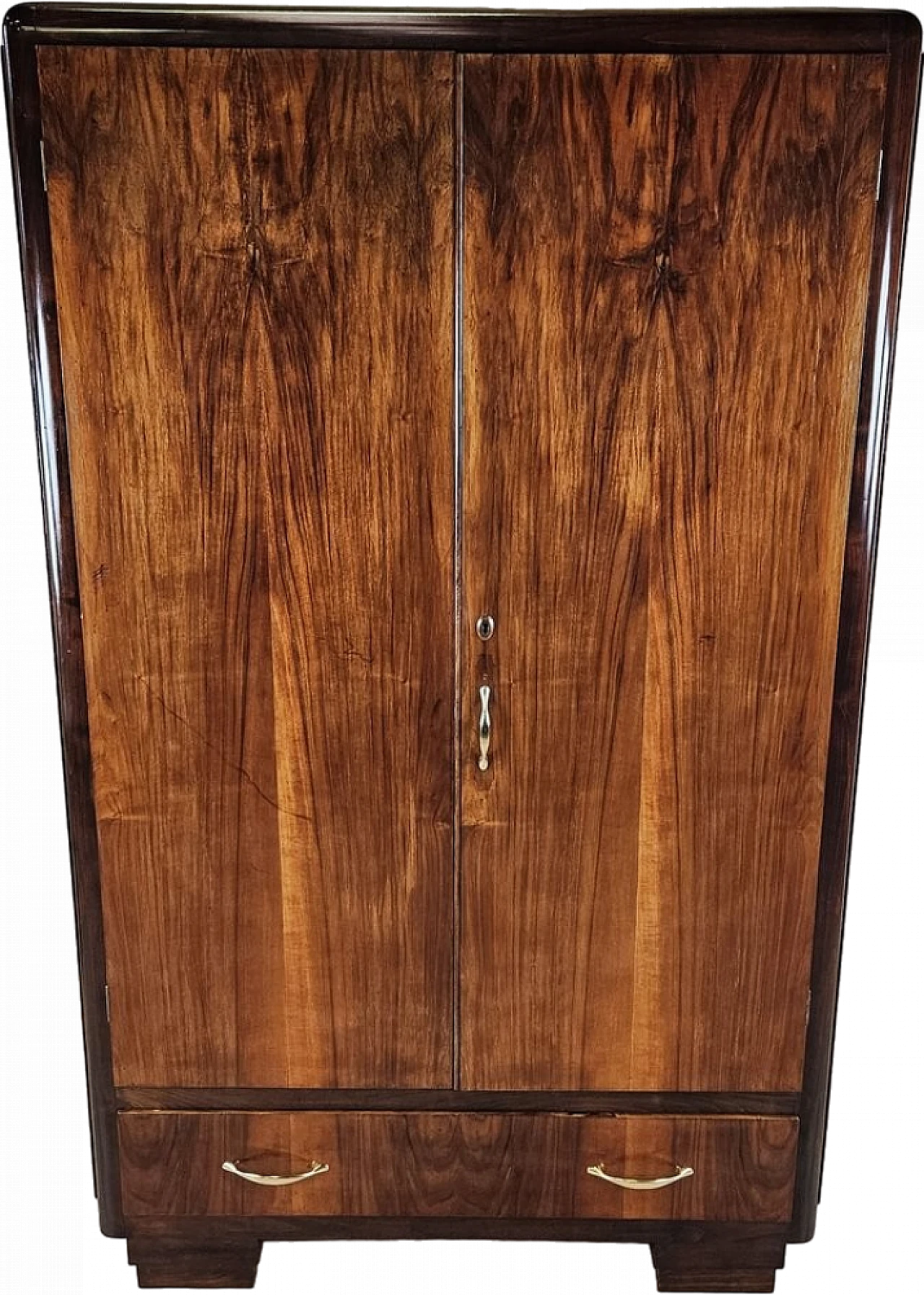 Two-door wardrobe in walnut, 1940 38