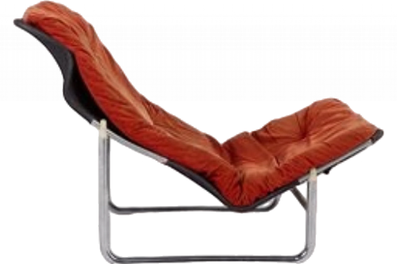 Zobra easy chair by Bror Boije and Jaan Zimmerman for Dux, 1970s 12