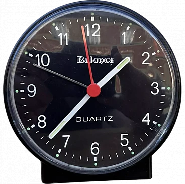 Balance plastic electric alarm clock, 1980s