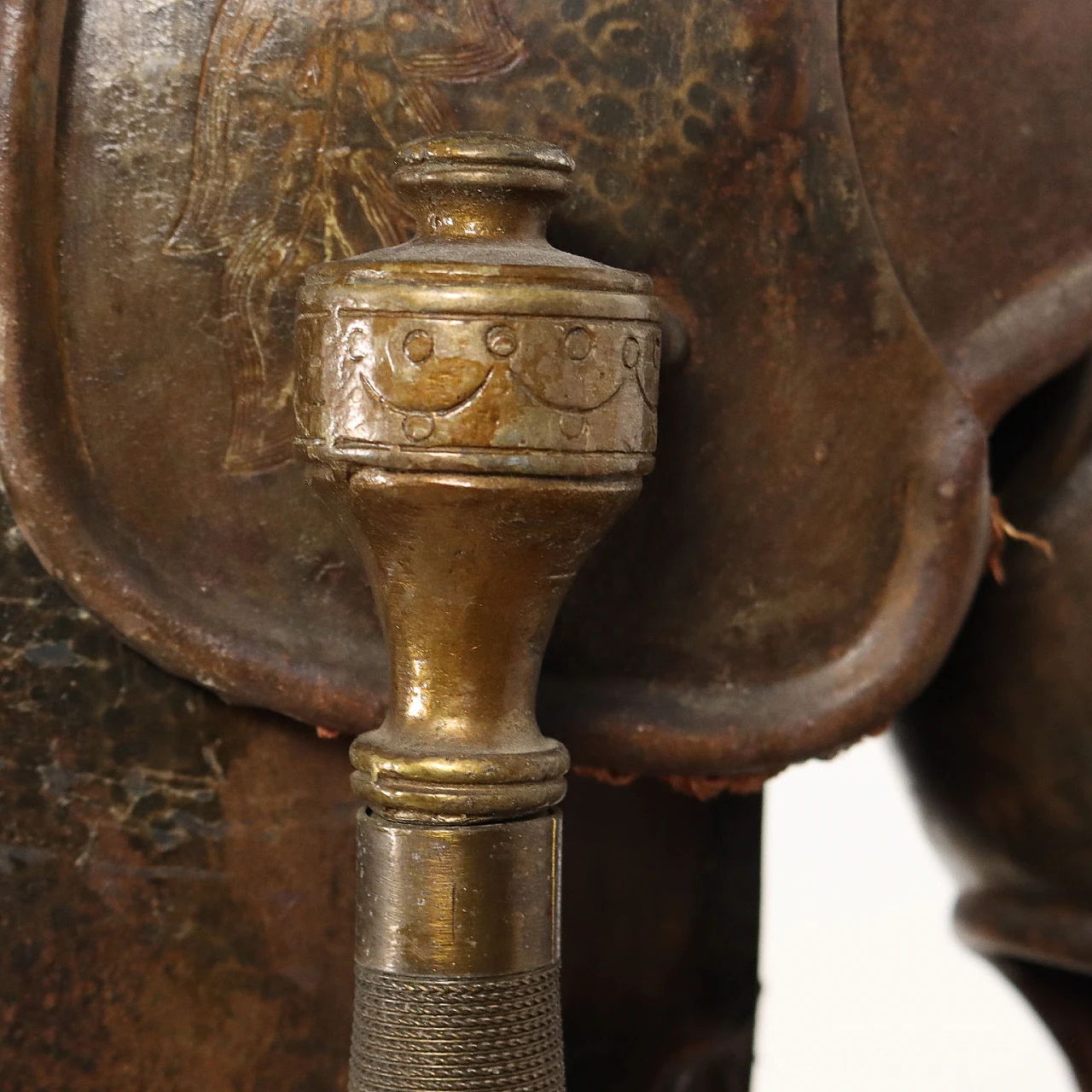 Engraved metal parade armor 8