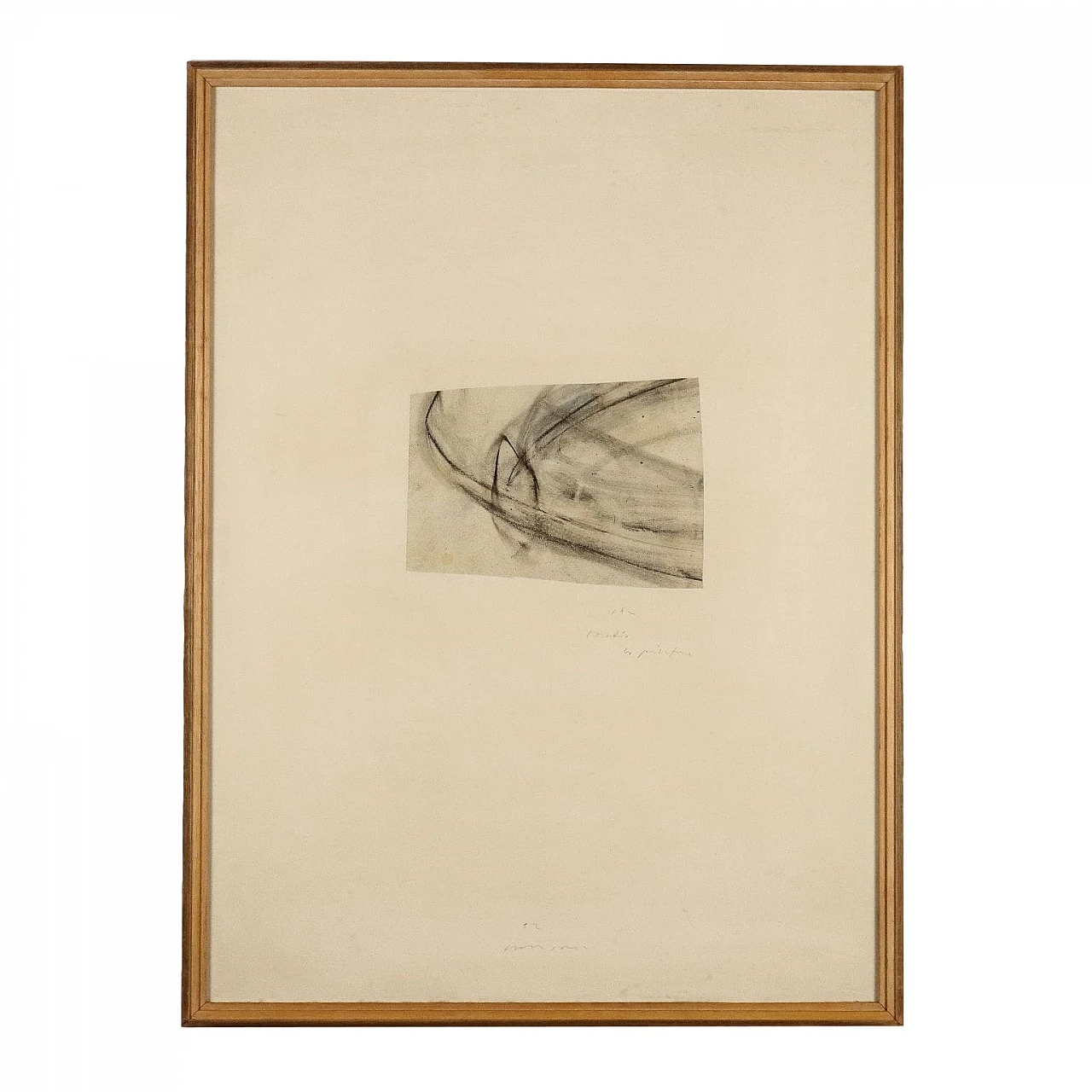 Luca Caccioni, Studio, tecnica mista su carta, 1992 1