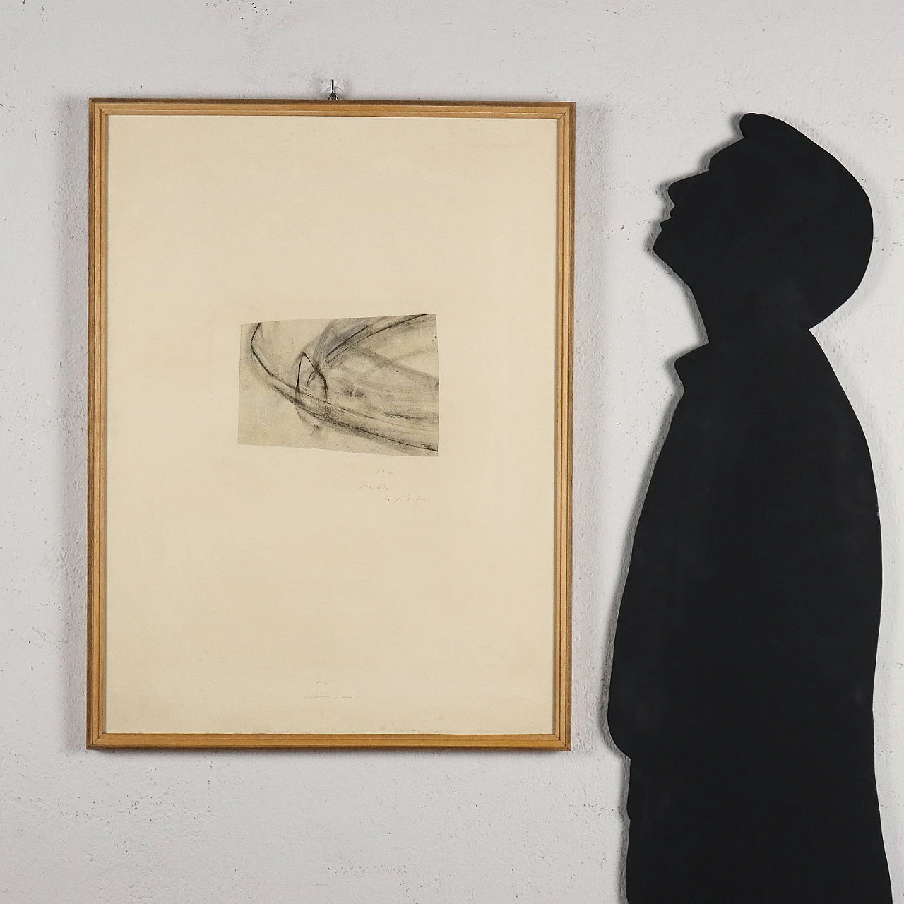 Luca Caccioni, Studio, tecnica mista su carta, 1992 2