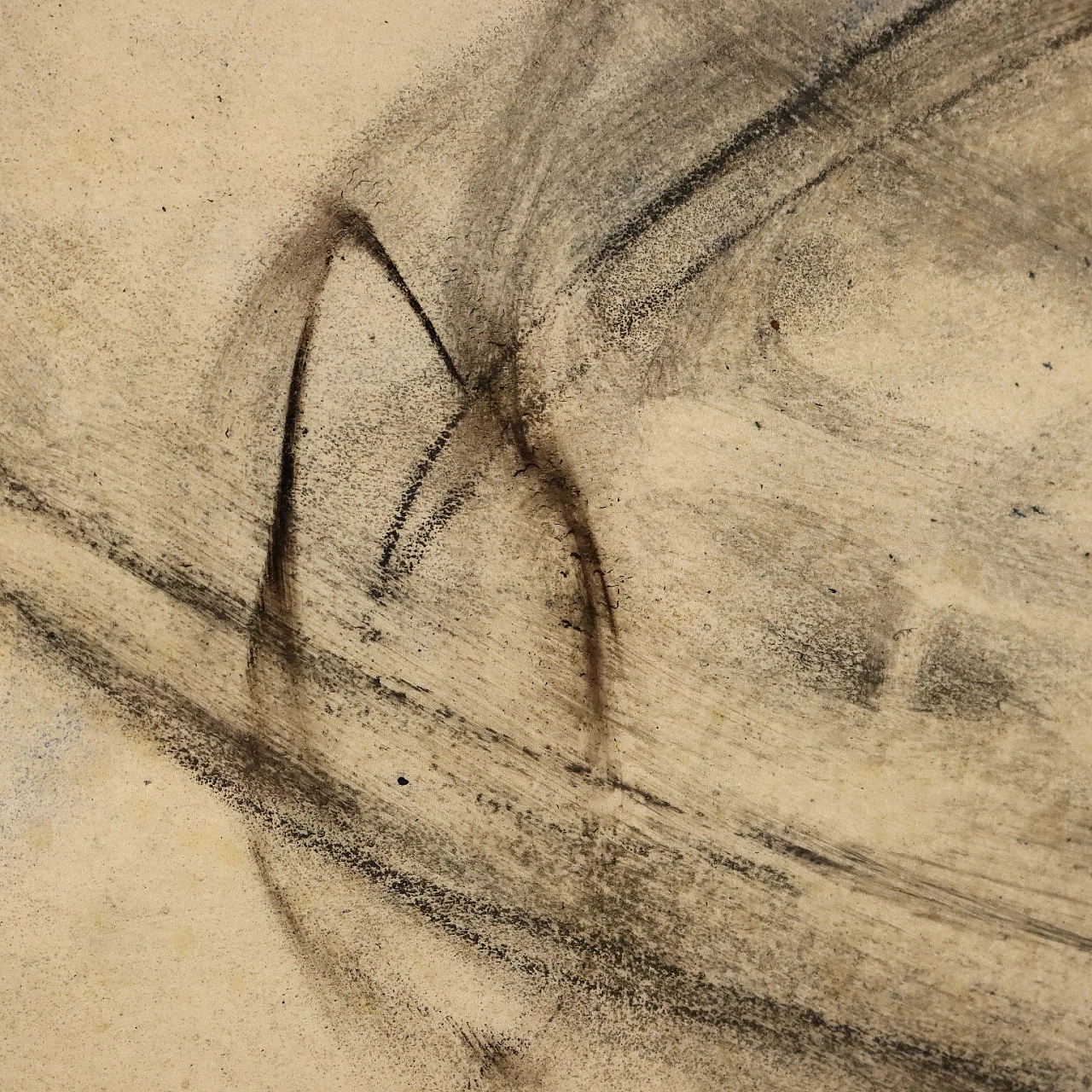 Luca Caccioni, Studio, tecnica mista su carta, 1992 4